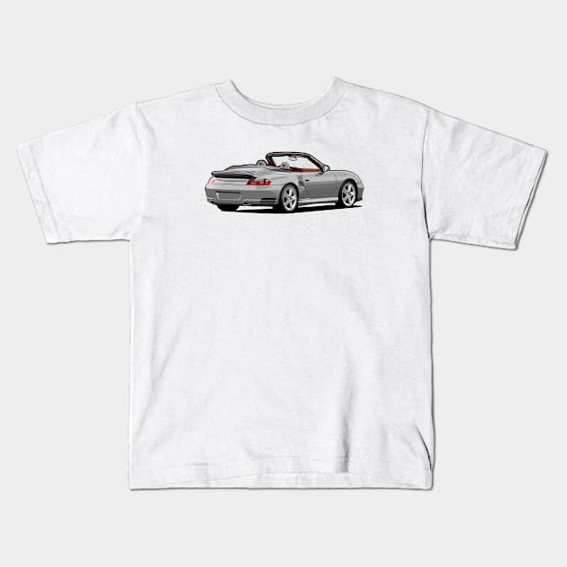 Turbo Cabriolet Kids T-Shirt by icemanmsc